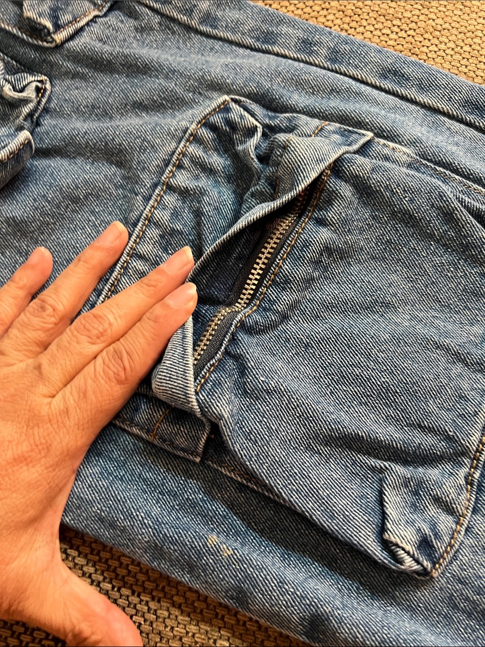 Edikted painter/ carpenter/ Utility Jeans size M - Picture 8 of 10